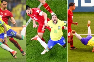 9 Kali ditekel, begini penampakan ankle Neymar usai laga vs Serbia