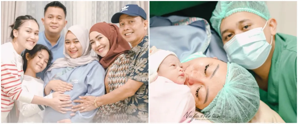 Diharuskan caesar, ini 11 momen persalinan Syifa adik Ayu Ting Ting