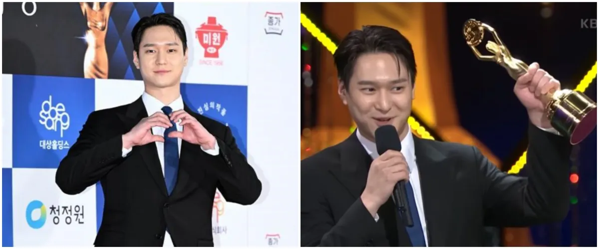 Biasa kalem, aksi lucu Go Kyung-pyo di Blue Dragon Film Awards disorot