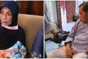 7 Momen Nani Wijaya rayakan ulang tahun Mat Solar ke-60, beri kue bentuk Bajaj