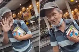 Pintar dan jago bahasa Inggris, kakek penjual buku keliling ini mengingatkan pada sosok BJ Habibie