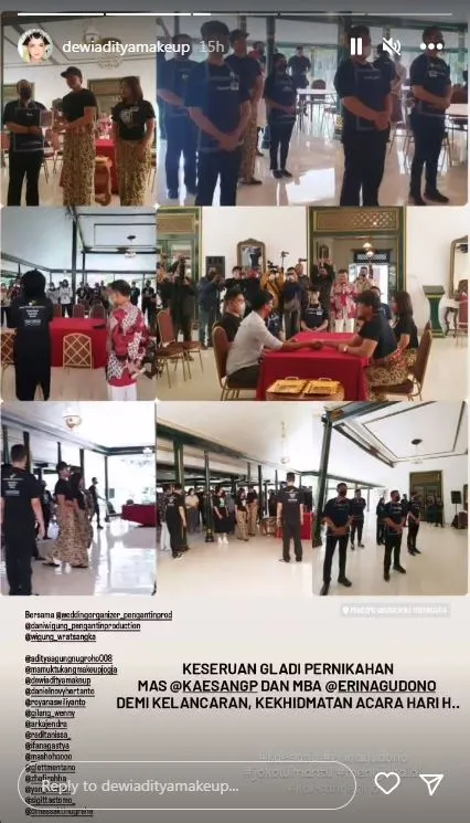 Kaesang jalani gladi bersih pernikahan © 2022 berbagai sumber Kaesang jalani gladi bersih pernikahan © 2022 berbagai sumber