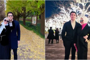 Tepis isu miring rumah tangganya, Syahrini unggah momen manis bareng Reino Barack