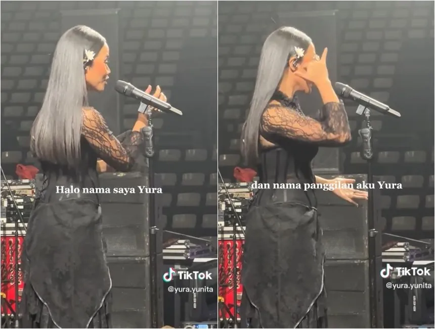 Yura Yunita belajar pakai bahasa isyaratYura Yunita belajar pakai bahasa isyarat © 2022 TikTok Yura Yunita belajar pakai bahasa isyaratYura Yunita belajar pakai bahasa isyarat © 2022 TikTok