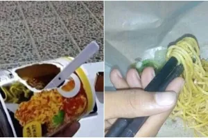 Di luar nalar, 11 cara praktis dan kreatif makan mi saat kepepet ini bikin garuk kepala