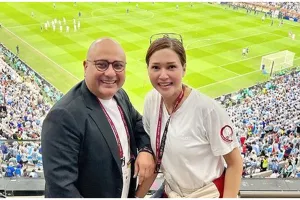 Potret keseruan 6 seleb nonton langsung final Piala Dunia 2022 di Qatar, Maia Estianty jagokan Prancis