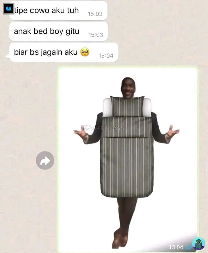 Chat typo bahasa Inggris gebetan © berbagai sumber
