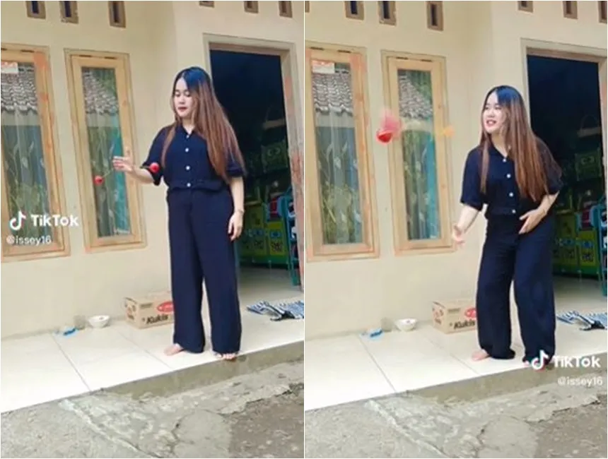 bocah main lato-lato yang berujung apes © 2022 TikTok bocah main lato-lato yang berujung apes © 2022 TikTok