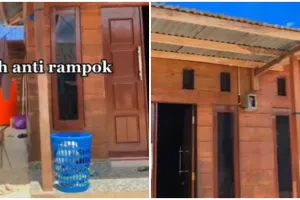 Dari luar terlihat sederhana, penampakan bagian dalam rumah papan ini bikin takjub