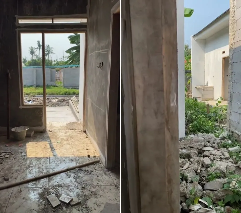 makeover rumah tipe 36 © TikTok makeover rumah tipe 36 © TikTok