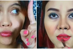Wanita ini rias wajahnya mirip Ibu Norma Risma, begini potret transformasinya