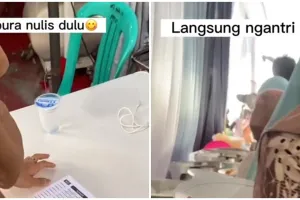 Istri ngidam makanan prasmanan, aksi pria nekat kunjungi nikahan orang tak dikenal ini tuai perdebatan