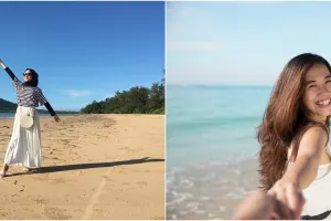7 Inspirasi pose romantis di pantai anti gagal, backlight keras malah bikin estetik