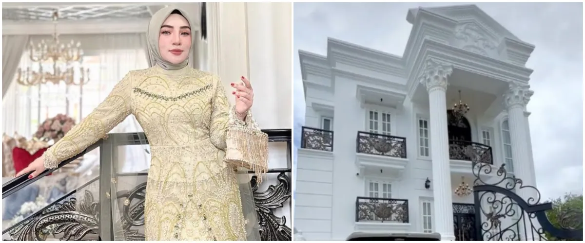 Wanita Aceh ini dulu jualan keliling dan ngontrak rumah kini punya hunian bak istana, ini 11 potretnya