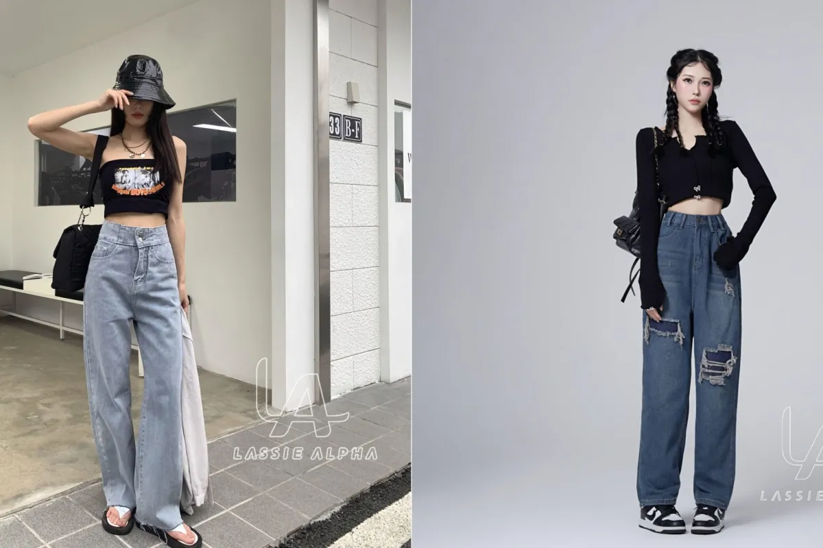 Ingin tampil lebih tinggi dengan kaki terlihat jenjang, coba deh pakai celana highwaist