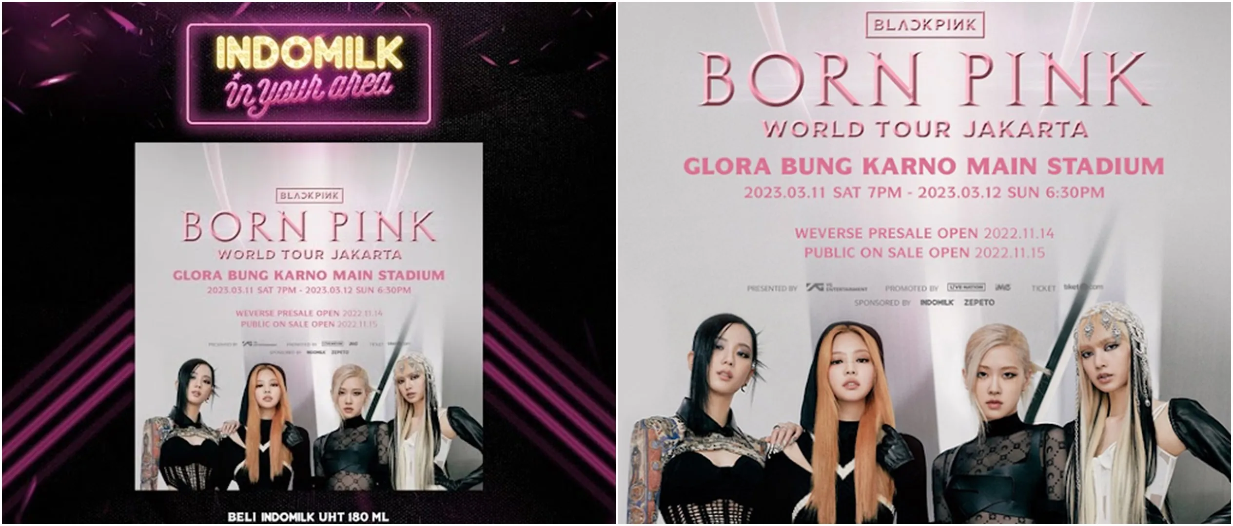 Bukan sekadar khayal, cuma beli Indomil-K UHT 180ml bisa ketemu BLACKPINK di Jakarta