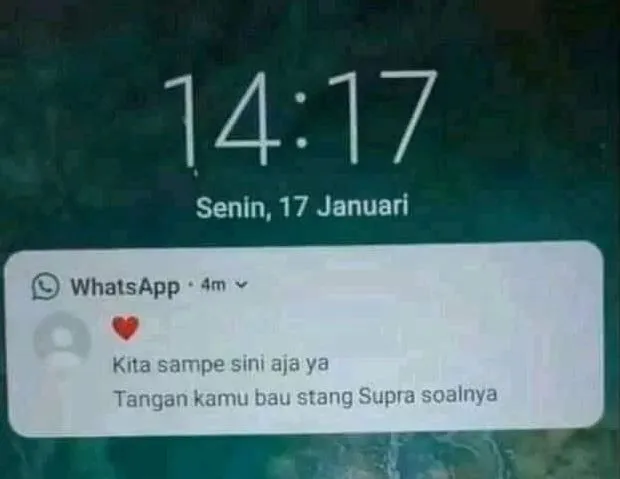 Chat lucu pacar tiba-tiba minta putus © 2023 brilio.net Chat lucu pacar tiba-tiba minta putus © 2023 brilio.net