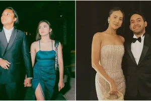 Gaya 11 seleb saat hadiri kondangan bareng pacar, serasinya bak pasangan suami-istri