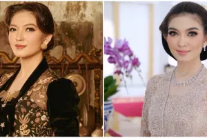 7 Pesona Selvi Ananda hadiri pernikahan keluarga Jokowi, konsisten anggun dengan kebaya