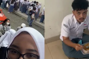 Momen mahasiswa pakai seragam SMA saat kuliah ini antimainstream, reaksi sang dosen kocak banget