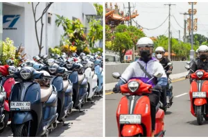 Menjelajah destinasi wisata Bali dengan skutik canggih, manjakan pengendara di berbagai medan