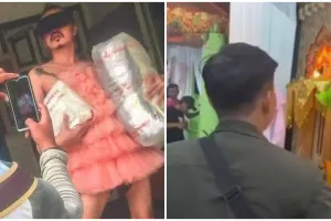 15 Momen lucu saat orang saat terima paket ini posenya bikin tepuk jidat, absurd abis