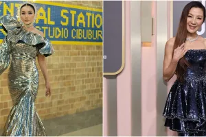 Potret langka Titi Dwijayati berkompetisi dengan Michelle Yeoh peraih Oscar 2023 di Miss World 1983