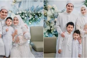 9 Momen haru Alvin Faiz & Henny Rahman gelar akikah anak, keberadaan Yusuf putra Larissa tuai atensi