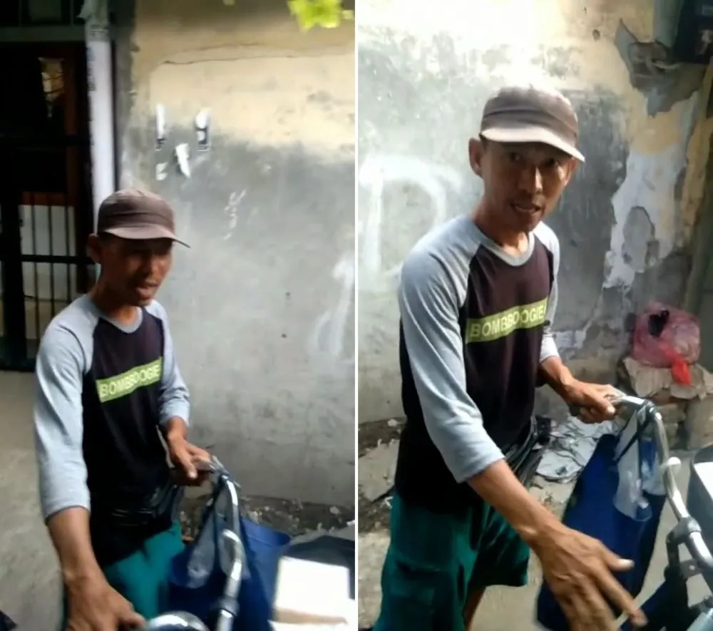 penjual roti lucu © TikTok penjual roti lucu © TikTok