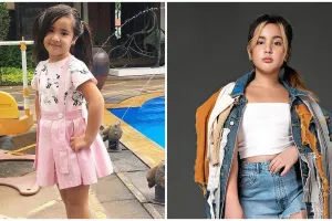 11 Gaya Mikhayla anak Nia Ramadhani ini makin stylish, potretnya berhijab saat umrah bikin terpana