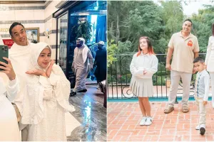 Tak melulu pakai busana muslim, intip 11 gaya Nia Ramadhani dan keluarga saat rayakan Idul Fitri