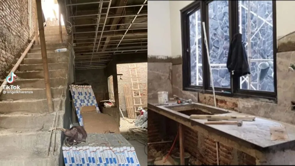 Hasil desain sendiri, potret rumah ini © TikTok