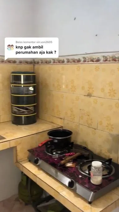 cara mudah makeover dapur sempit TikTok