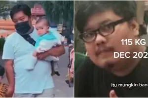 Viral transformasi pria turun 50 kg jalani diet intermittent fasting, bikin kaget disangka beda orang