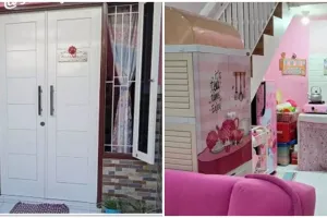 Buka pintu langsung tampak dapur, 11 potret rumah segaris ini cocok untuk konsep minimalis