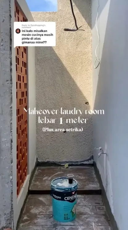 Ruangan kosong lebar satu meter © berbagai sumber Ruangan kosong lebar satu meter © berbagai sumber