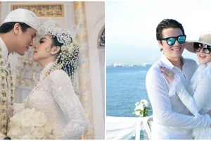 4 tahun menanti momongan, 11 potret Syahrini dan Reino Barack selalu mesra dari awal nikah hingga kini