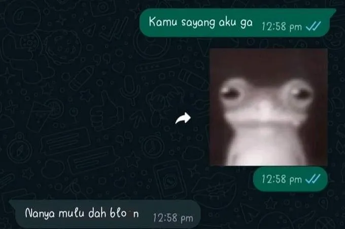 Chat lucu pacar posesif Berbagai sumber