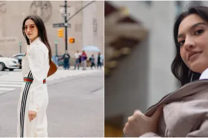 7 Potret Raline Shah hadiri Festival Film Cannes pakai kebaya, cantiknya disebut bak bidadari