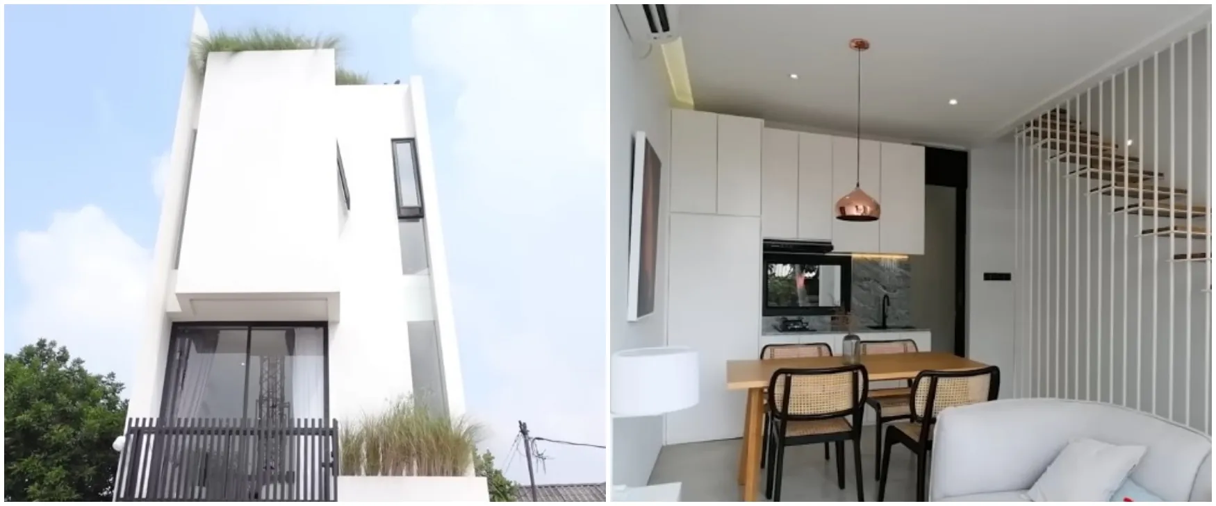 Luas lahan cuma 27 m2, 11 potret rumah mungil di tengah kota ini punya desain yang out of the box