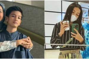 9 Momen kebersamaan Hesti Purwadinata bareng putra sulungnya, potret kompaknya disebut bak kakak adik