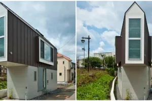 Rumah super ramping ini dari luar nampak sesak, ini 11 potret dalamnya yang bikin melongo