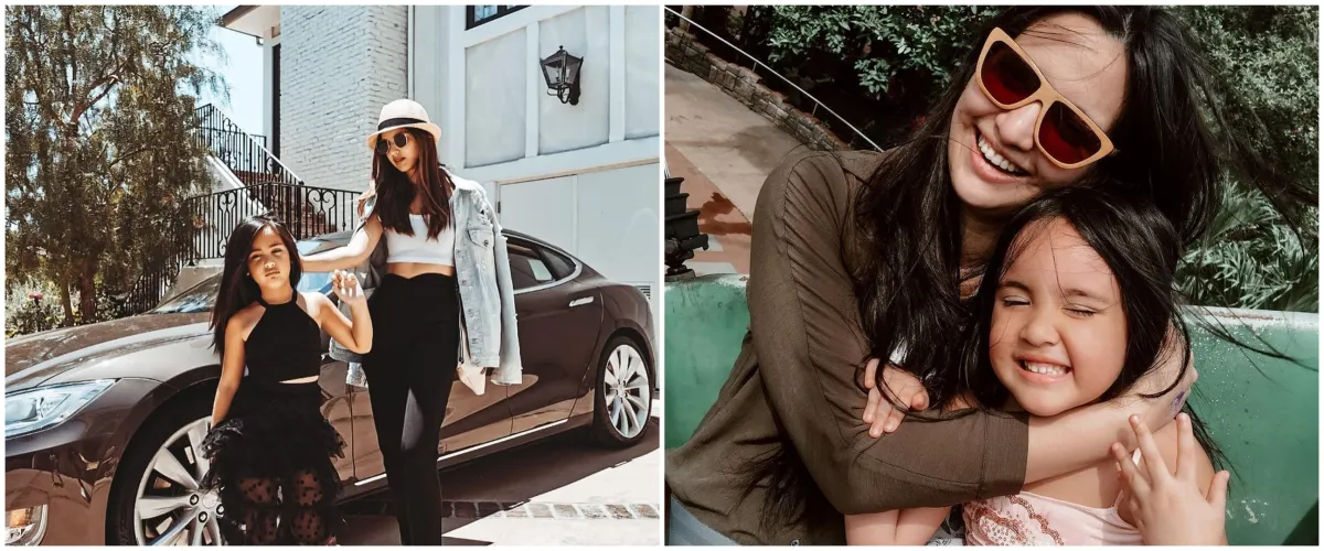 Momen perayaan ultah Mikhayla anak Nia Ramadhani, penampilannya pakai gaun bikin salfok