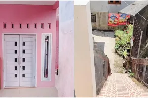 11 Potret rumah minimalis di gang kampung ini interiornya imut serba pink, meski sempit tapi estetik