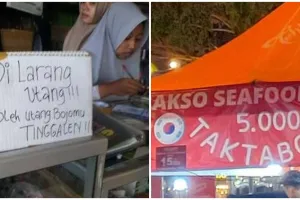 Ngegas banget, 11 potret kocak peringatan di warung ini bikin nggak jadi mau beli
