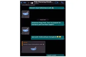 11 Chat lucu dosen ke mahasiswa ini pakai emotikon, pengen kesal tapi takut nggak sopan