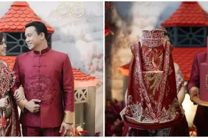 Jarang pamer kekasih kini segera menikah, ini 11 momen sangjit Tina Toon yang penuh kebahagiaan