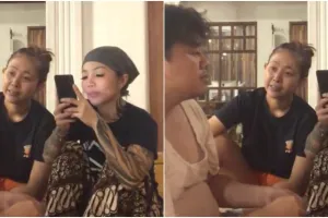 Kesal ada yang asyik main HP saat lagi ngobrol, wanita ini lakban ponsel ke wajah sang teman