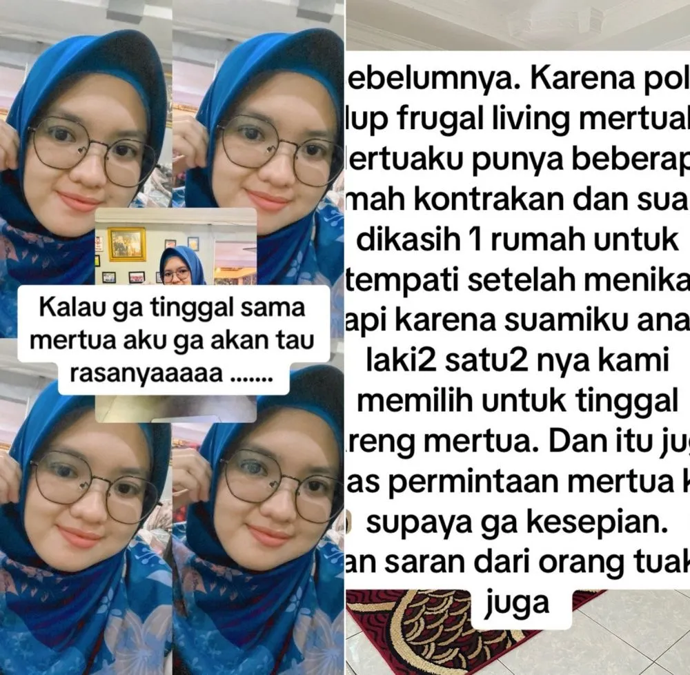 tinggal bareng mertua © TikTok