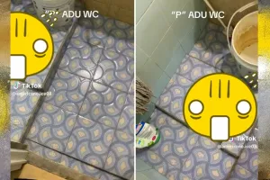 Penampakan toilet berkonsep 'kedaleman' ini bentuknya bikin repot pas dibersihkan, jadi males pakai
